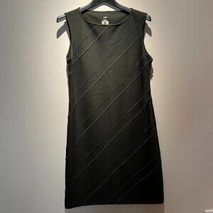 Evergreen Cesare Fabbri 100% Wool Sleeveless Dress, Sz 44, Used-Great, Italy